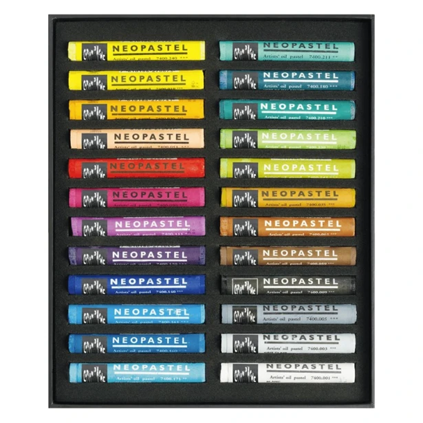 Pastele olejne Neopastel, Caran d'Ache, 24 kolory