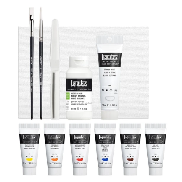Farby akrylowe Heavy Body, zestaw startowy Liquitex