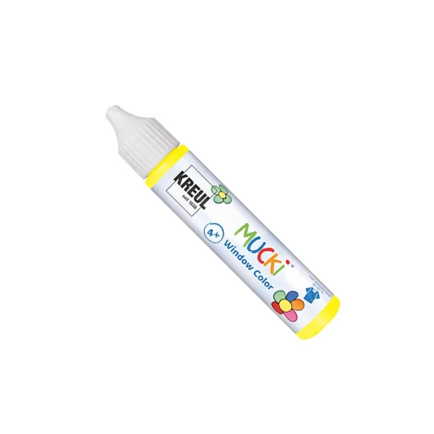 Yellow, farba witrażowa Mucki, Kreul, 29 ml