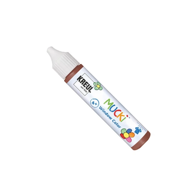 Dark Brown, farba witrażowa Mucki, Kreul, 29 ml