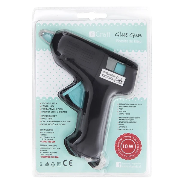 Pistolet do kleju na gorąco DP Craft, 7 mm, 10 W