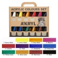 Zestaw farb A'kryl Renesans 12 x 100 ml