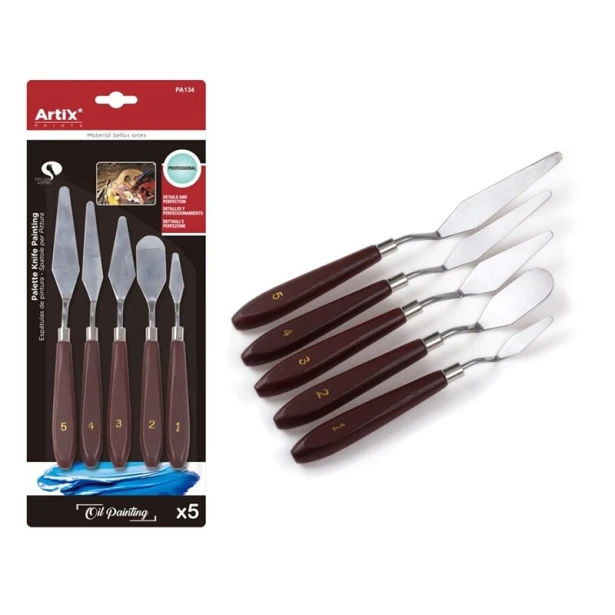 Szpachelki malarskie Artix/Conda, 5 sztuk