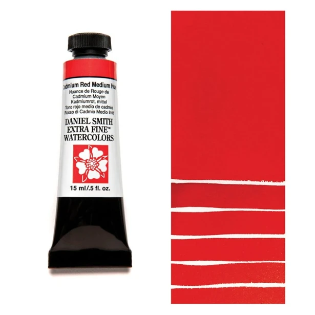 222 Cadmium Red Med. Hue, akwarela Daniel Smith 15 ml