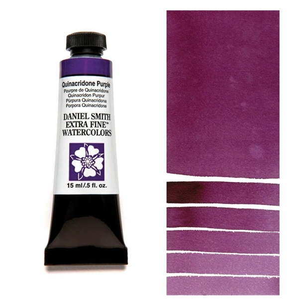 225 Quinacridone Purple, akwarela Daniel Smith 15 ml