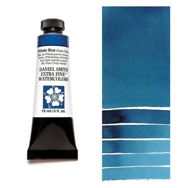 077 Phthalo Blue (GS), akwarela Daniel Smith 15 ml