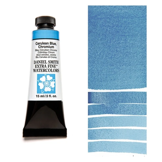 021 Cerulean Blue Chromium, akwarela Daniel Smith 15 ml
