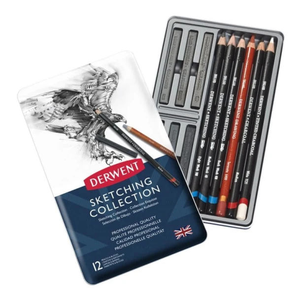 Zestaw szkicowy Sketching Collection, Derwent 12 szt.