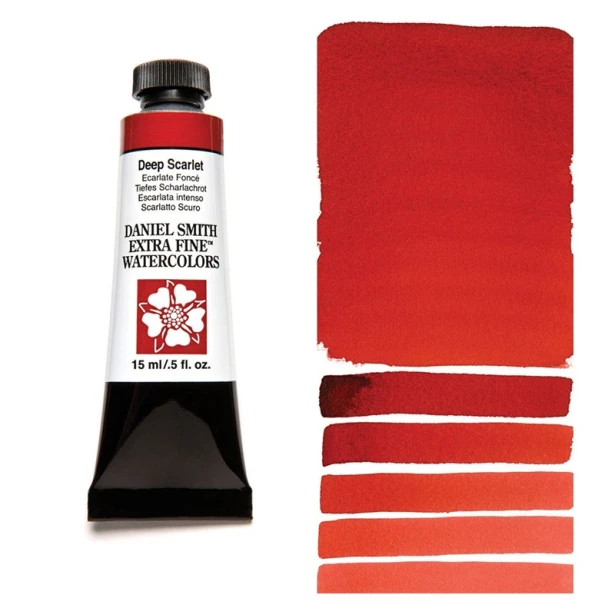 033 Deep Scarlet, akwarela Daniel Smith 15 ml