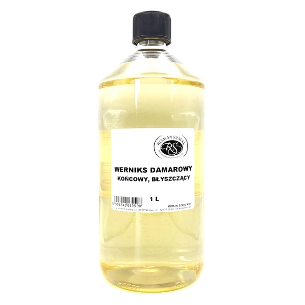 Werniks damarowy końcowy - błyszczący, 1000 ml
