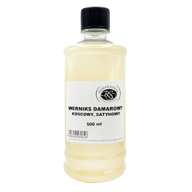 Werniks damarowy końcowy - satynowy, 500 ml