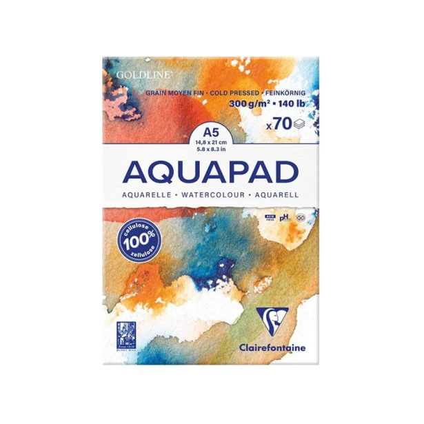 Blok akwarelowy Aquapad, 70 ark. 300 g, A5