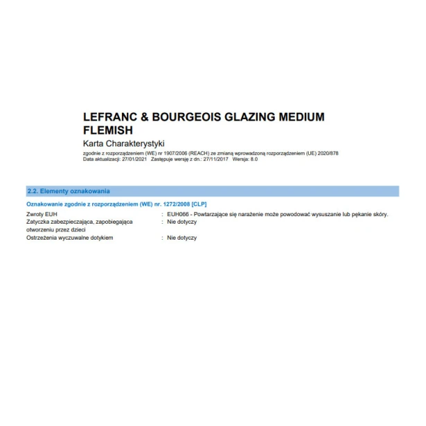 Medium flamandzkie do laserunku L&amp;B, 250 ml