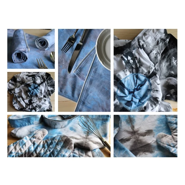 Zestaw do farbowania tkanin Tie-Dye czarny, Talens