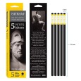 Węgiel w pałeczkach extra soft, śr. 6 mm Nitram, 5 szt.