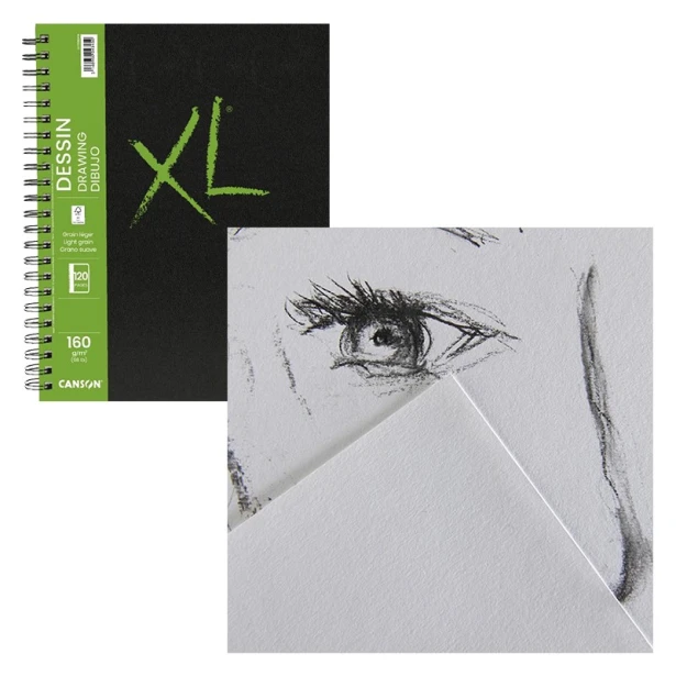 Blok do rysunku Canson XL Drawing, spirala A4