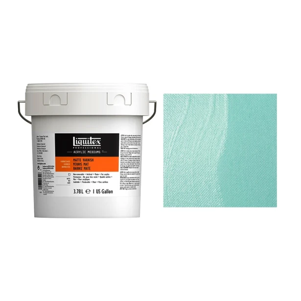 Werniks matowy do farb akrylowych, Liquitex 3.78 l