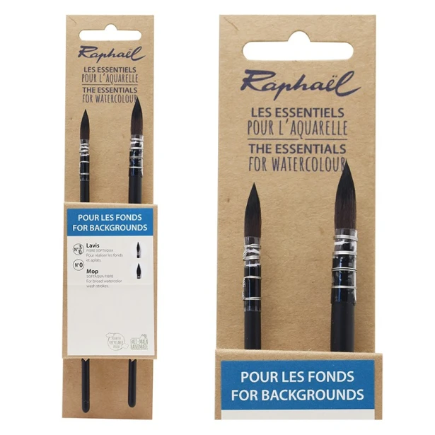 Komplet pędzli Softaqua Mop Raphael, 2 sztuki