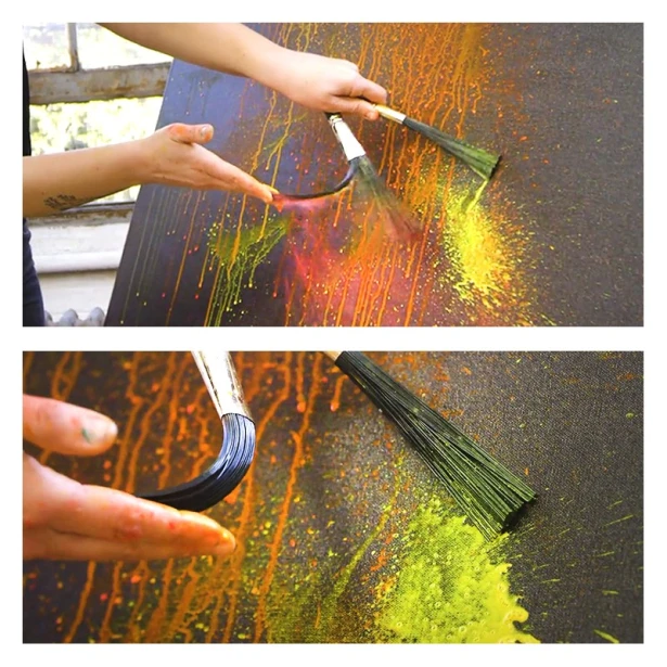 Pędzel Freestyle Splatter Round Liquitex