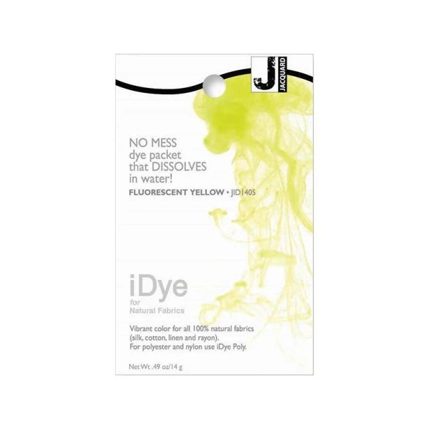 405 Fluo Yellow, barwnik do tkanin iDye, 14 g