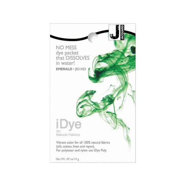 423 Emerald, barwnik do tkanin iDye, 14 g