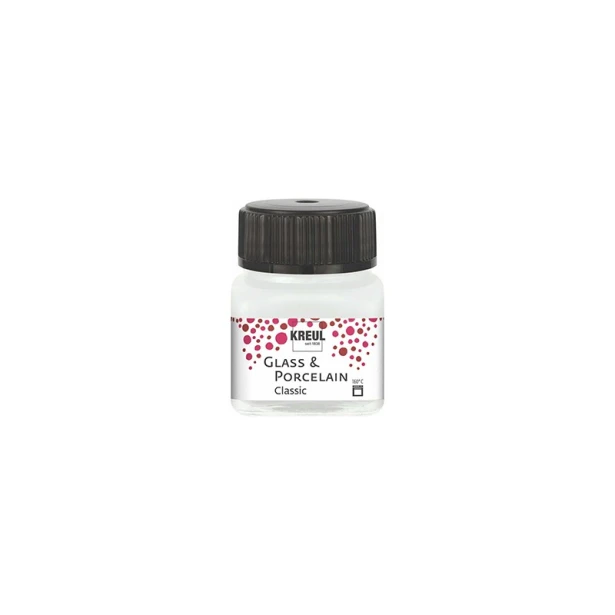 200 Classic Creme White, farba do ceramiki Kreul 20 ml
