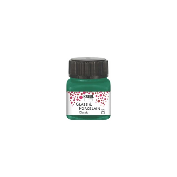 225 Classic Dark Green, farba do ceramiki Kreul 20 ml