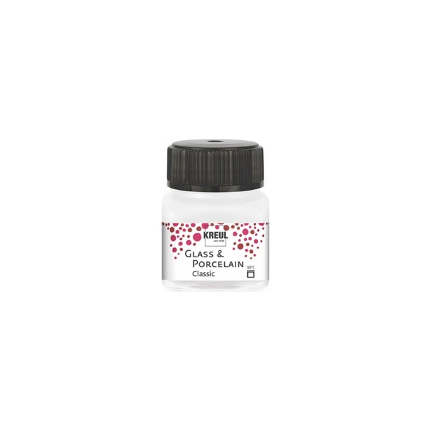 238 Classic Pearl White, farba do ceramiki Kreul 20 ml