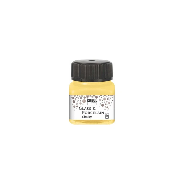 632 Chalky Yellow Safran, farba do ceramiki Kreul 20 ml