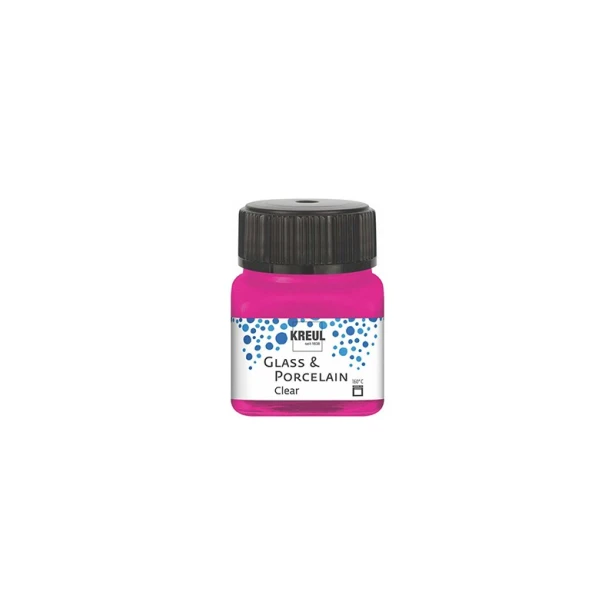 210 Clear Pink, farba do szkła Kreul 20 ml