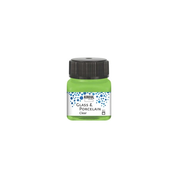 297 Clear Apple Green, farba do szkła Kreul 20 ml