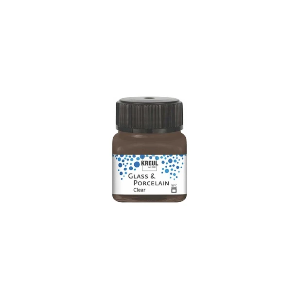 298 Clear Espresso Brown, farba do szkła Kreul 20 ml