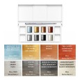 Farby akwarelowe Cotman, Metallic Pocket Box, 8 kol.