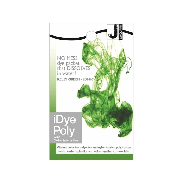 460 Kelly Green, barwnik do tkanin iDye Poly, 14 g