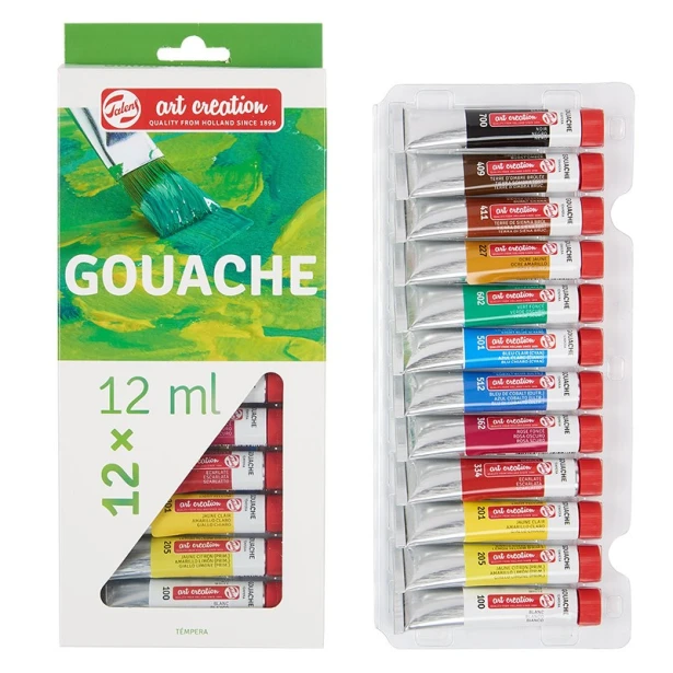Farby gwasz Art Creation Talens, 12 x 12 ml