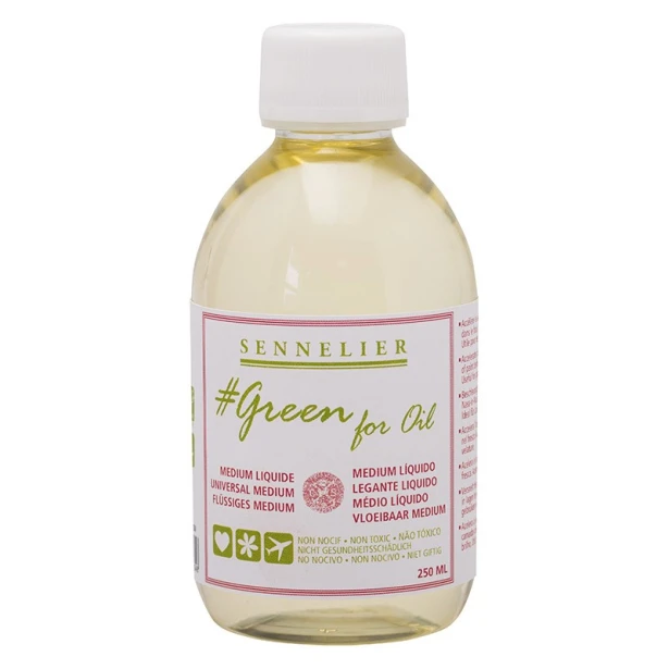 Medium uniwersalne Green For Oil, Sennelier 250 ml