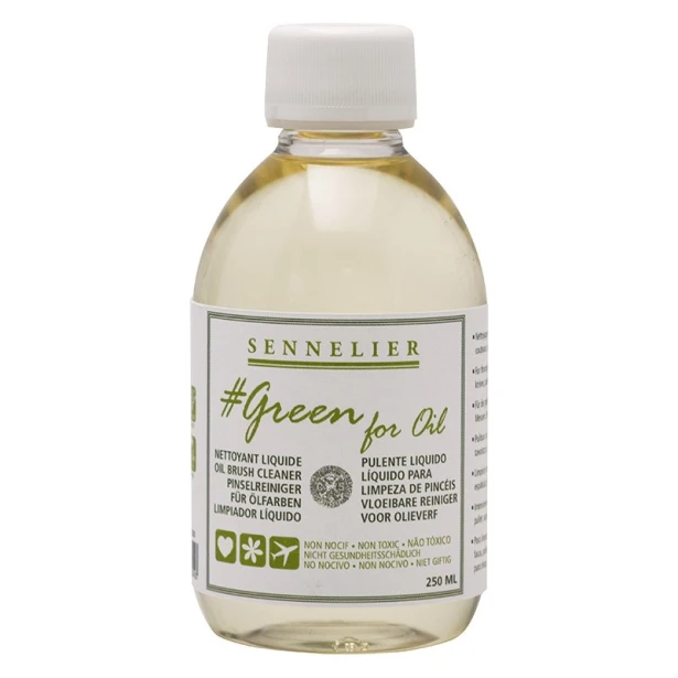 Płyn do czyszczenia pędzli Green For Oil, 250 ml