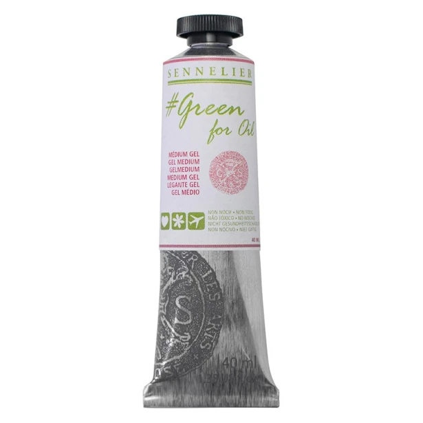 Żel medium Green For Oil, Sennelier 40 ml