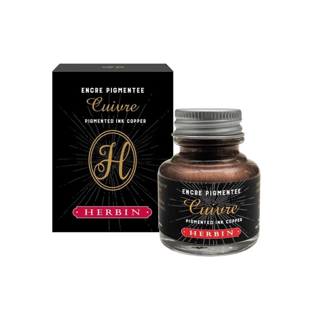 Copper – tusz kaligraficzny J. Herbin, 30 ml