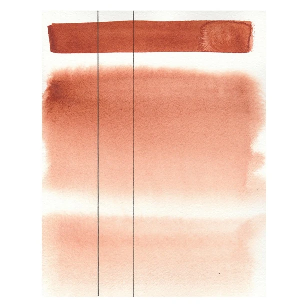 Aquarius 250 Burnt Sienna MA, akwarela półkostka Szmal