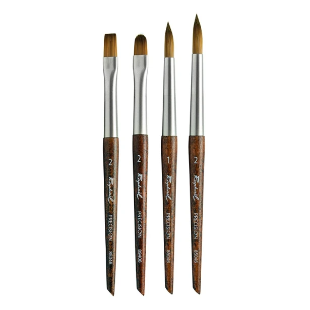 Pędzle Precision Travel Set 3 Raphael, 4 szt.