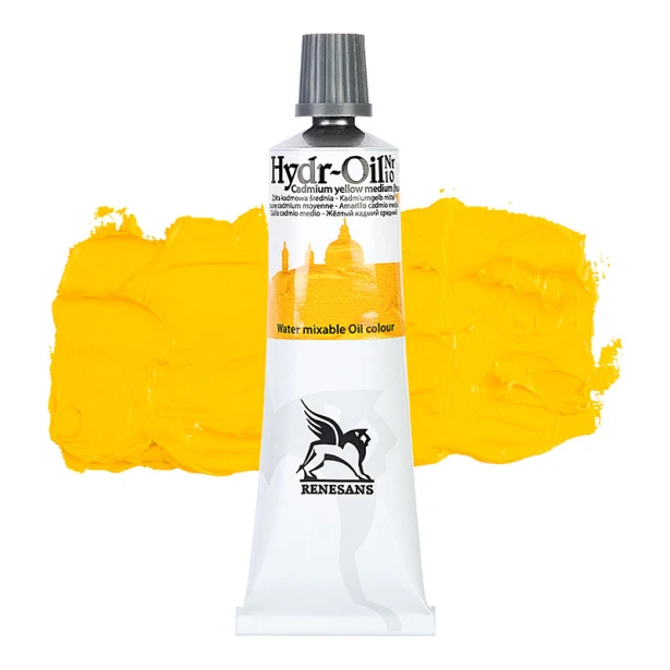 10 Żółta Kadmowa Średnia, farba Hydr-Oil 60 ml