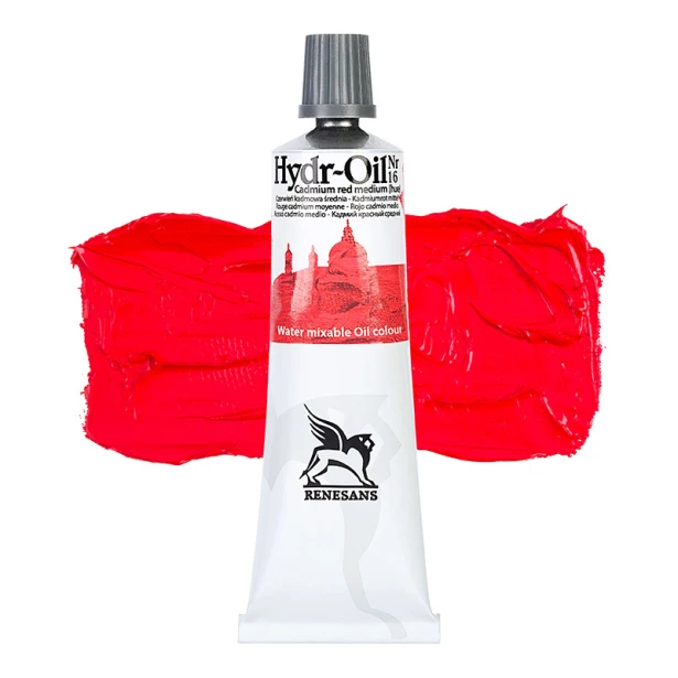 16 Czerwień Kadmowa Średnia, farba Hydr-Oil 60 ml
