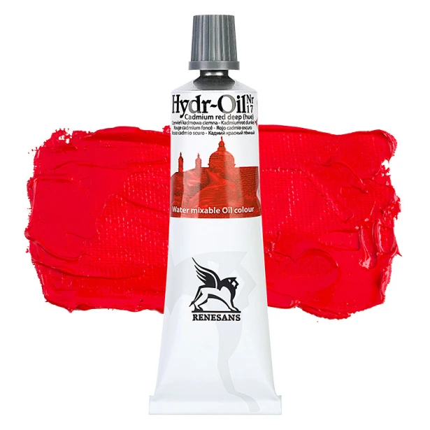 17 Czerwień Kadmowa Ciemna, farba Hydr-Oil 60 ml