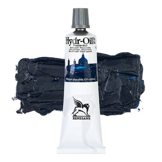 34 Błękit Pruski, farba Hydr-Oil 60 ml