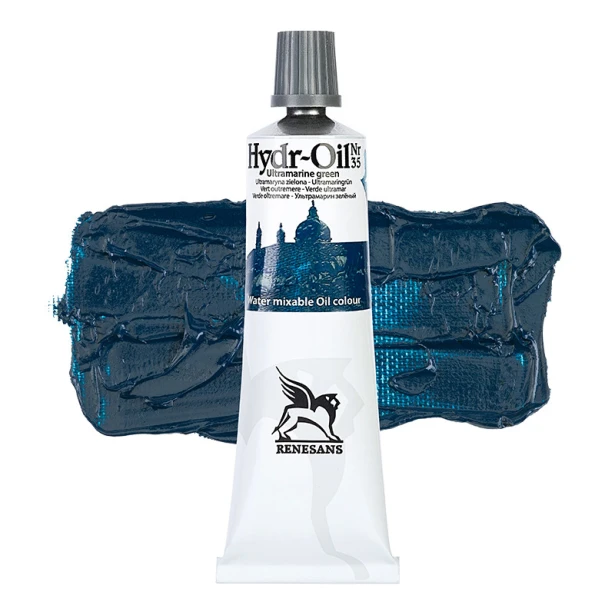 35 Ultramaryna Zielona, farba Hydr-Oil 60 ml