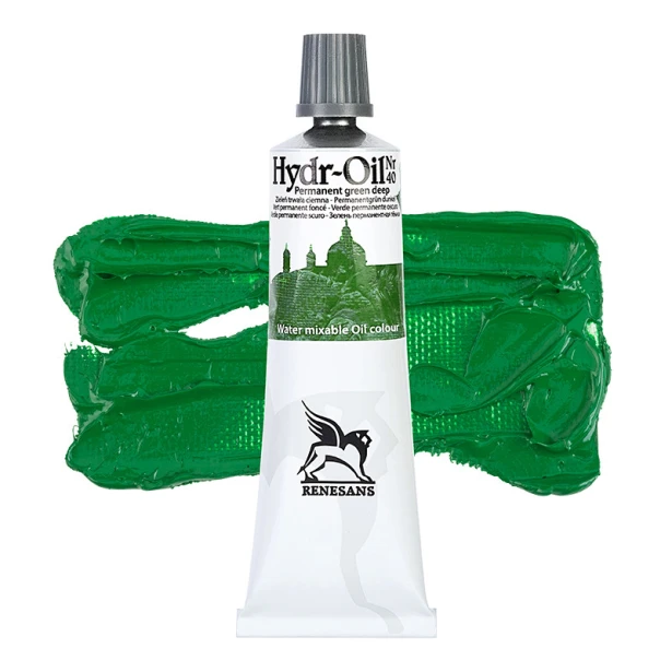 40 Zieleń Trwała Ciemna, farba Hydr-Oil 60 ml