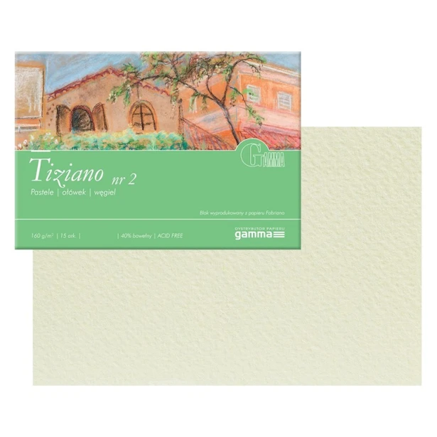 Blok do pasteli Tiziano nr 2, 32,5 x 45 cm, 15 ark.