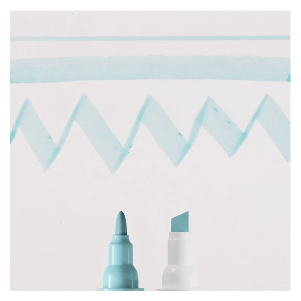 580 Pastel Blue, pisak Ecoline Duo Tip, Talens
