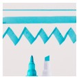 522 Turquoise Blue, pisak Ecoline Duo Tip, Talens